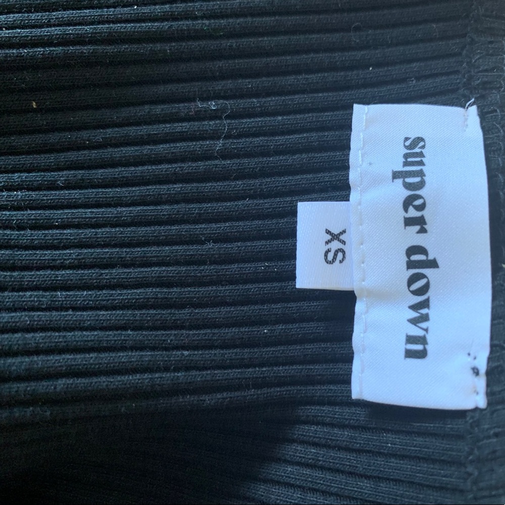 SuperDown Black Never Worn Top